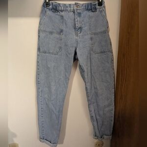 Forever 21 Straight Leg Cargo Jeans
